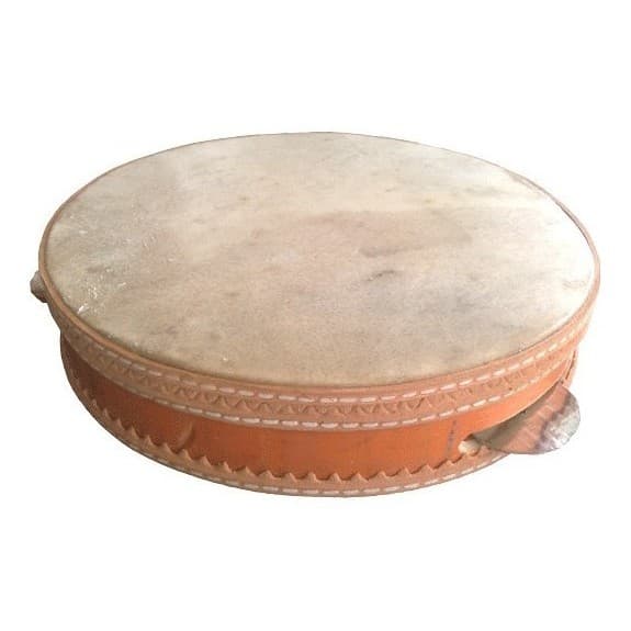 Pandeiro Capoeira Artesanal De 10  - Rabo De Arraia