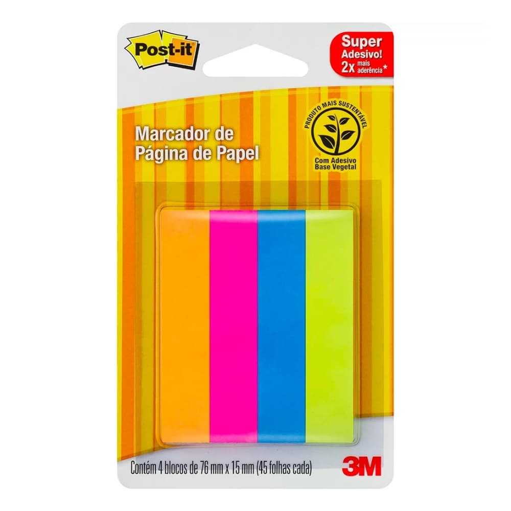 Marcador de Página de Papel Post-It® 3M 76x15 mm