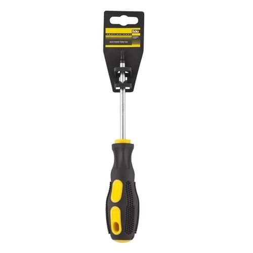 Chave Torx com Cabo Emborrachado Preto e Amarelo Eda T9 T10 T15 T20 T25 T30 T40