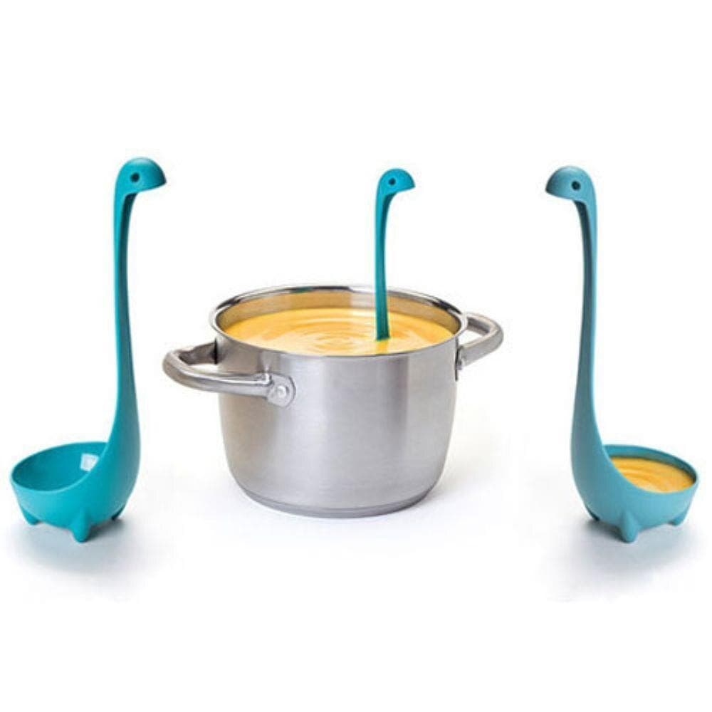 Concha Sopa Alimentos Divertida Monstro Do Lago Nessie Dinossauro  Prática