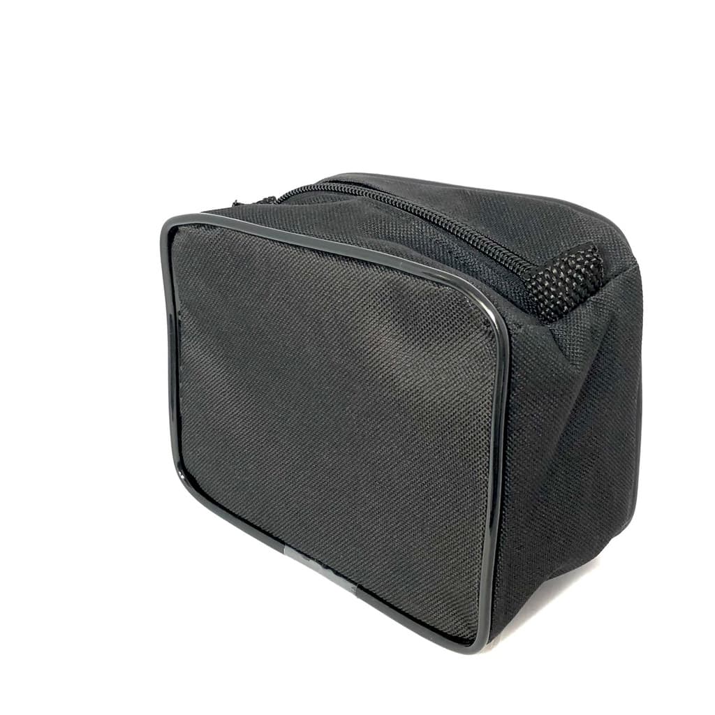 MINI necessaire inteira NAILON PRETA (tecido) 15x12