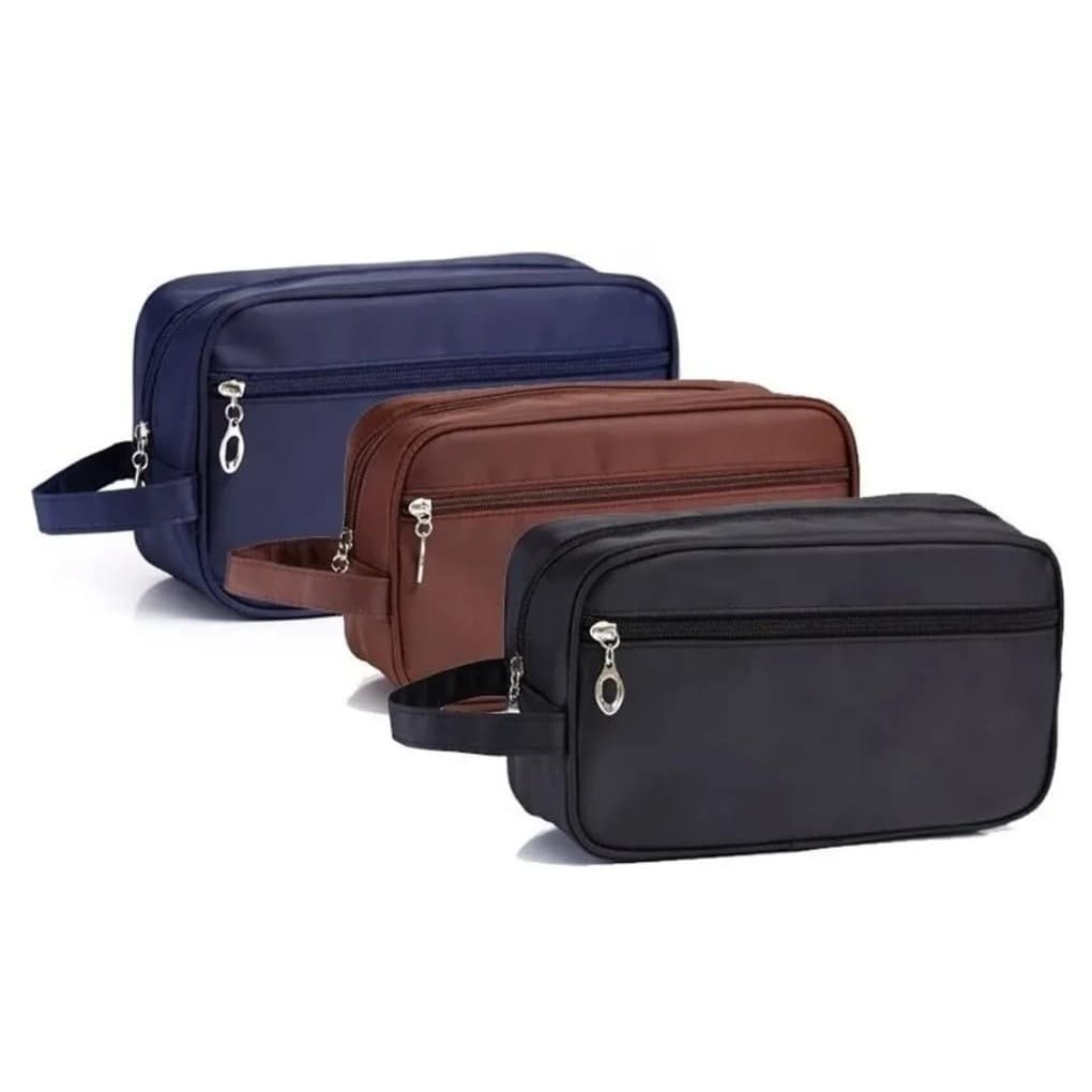 Necessaire Masculina  Couro Organizador Mala Viagem