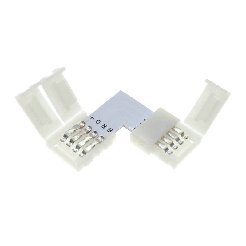 Kit 06 Conector Emenda para  Fita de Led Rgb 5050 3528 L Sem Solda
