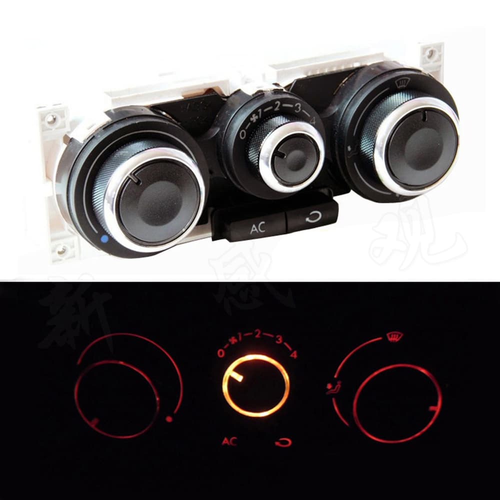 Para VW Volkswagen Golf 4 MK4 Bora Passat B5 Botão de controle de aquecimento do ar condicionado, acessórios para carro