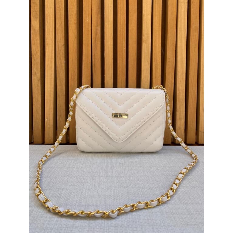 BOLSA FEMININA PEQUENA BOLSINHA ALÇA CORRENTE LATERAL MÃO E TIRACOLO ENVIO IMEDIATO