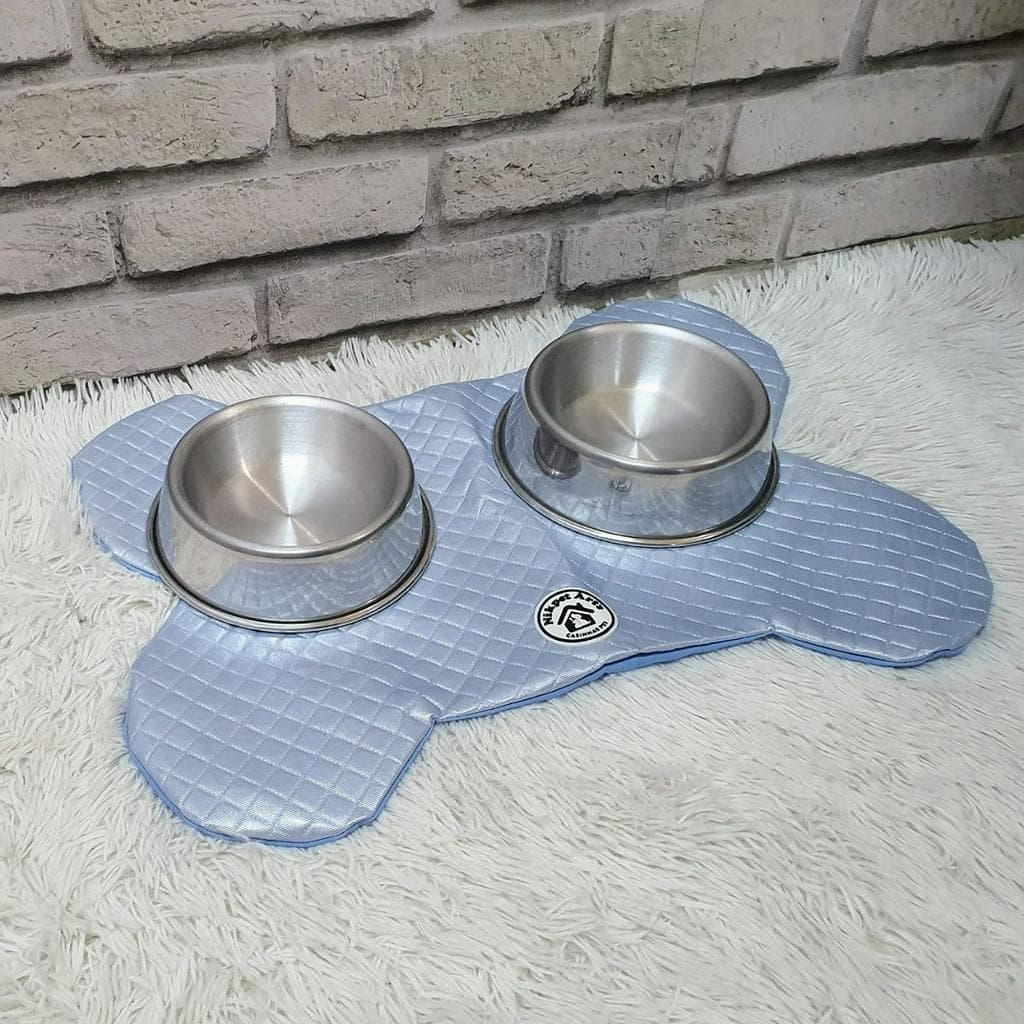 Jogo Americano Pet Porta Comedouros Potes de Comida Pet