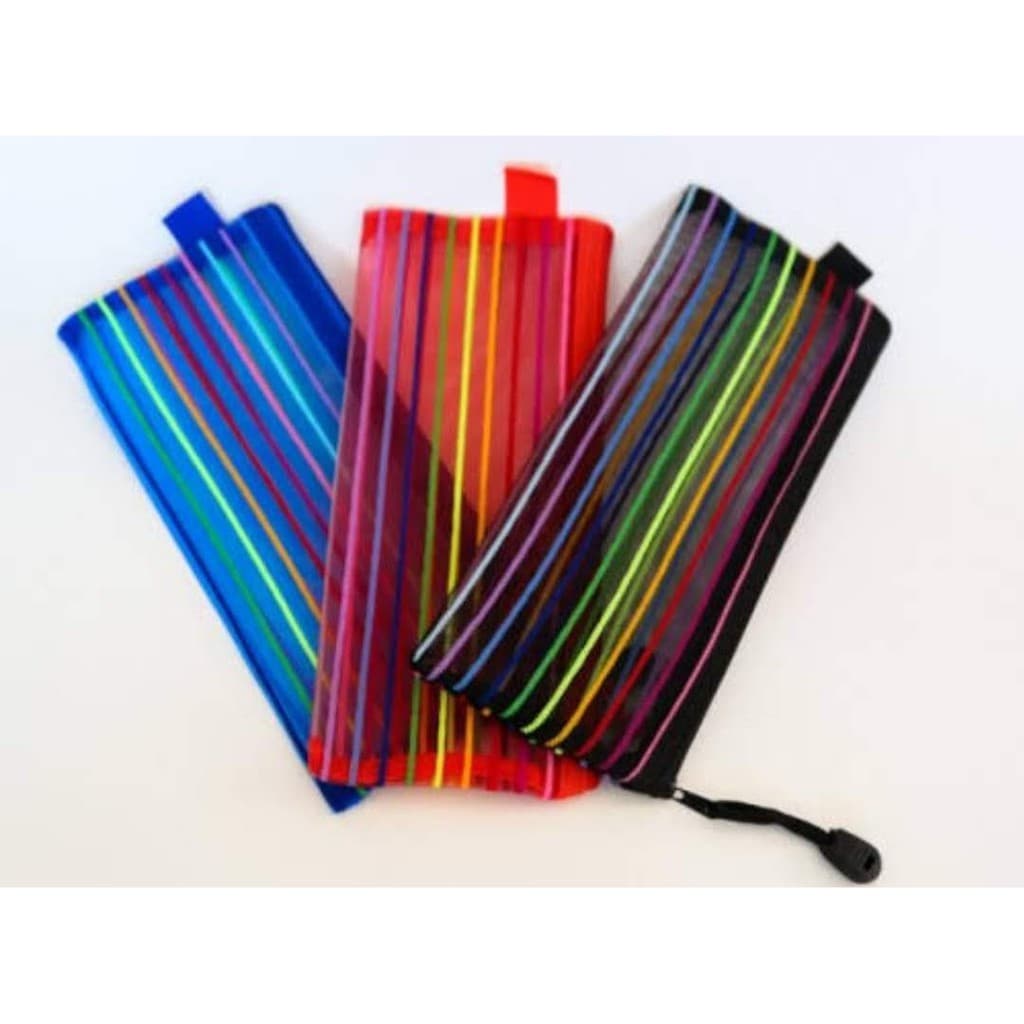 1 Necessaire Praia colorida Pequena Bolsa Organizadora para  praia com Zíper luxo poliéster