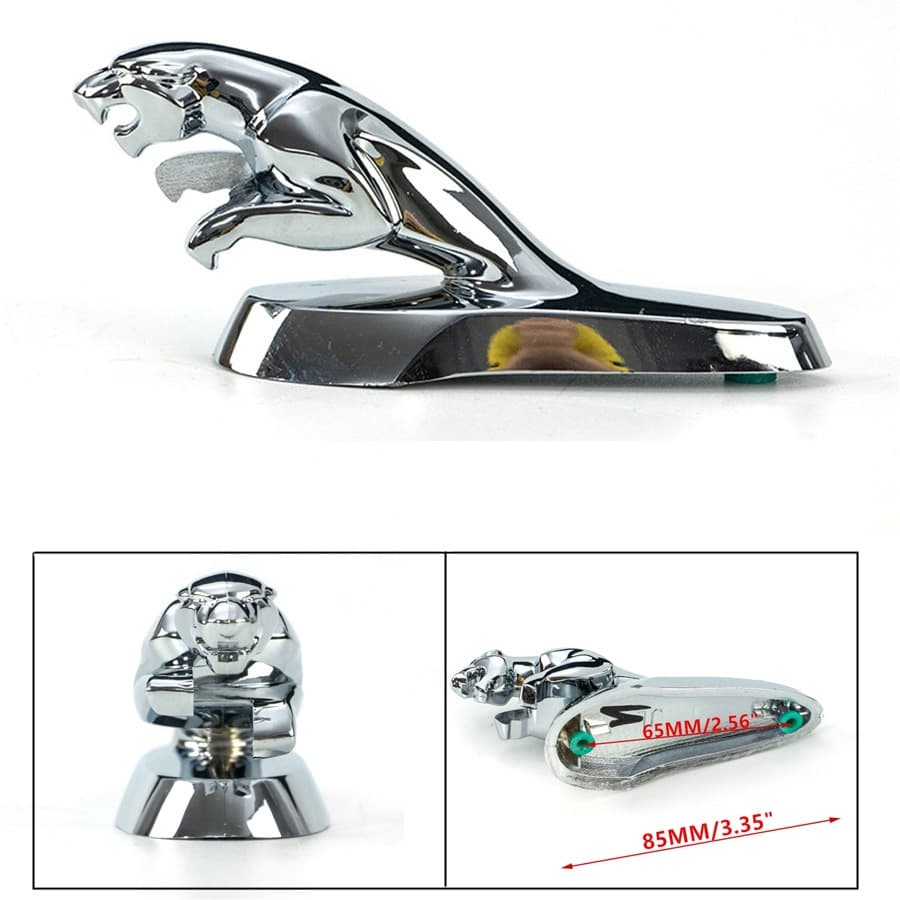 1PC 3D Universal Leopardo Motocicleta Frente Fender Emblema ABS Cromo Lama Guarda Ornamento Adesivos Para Suzuki Haojue