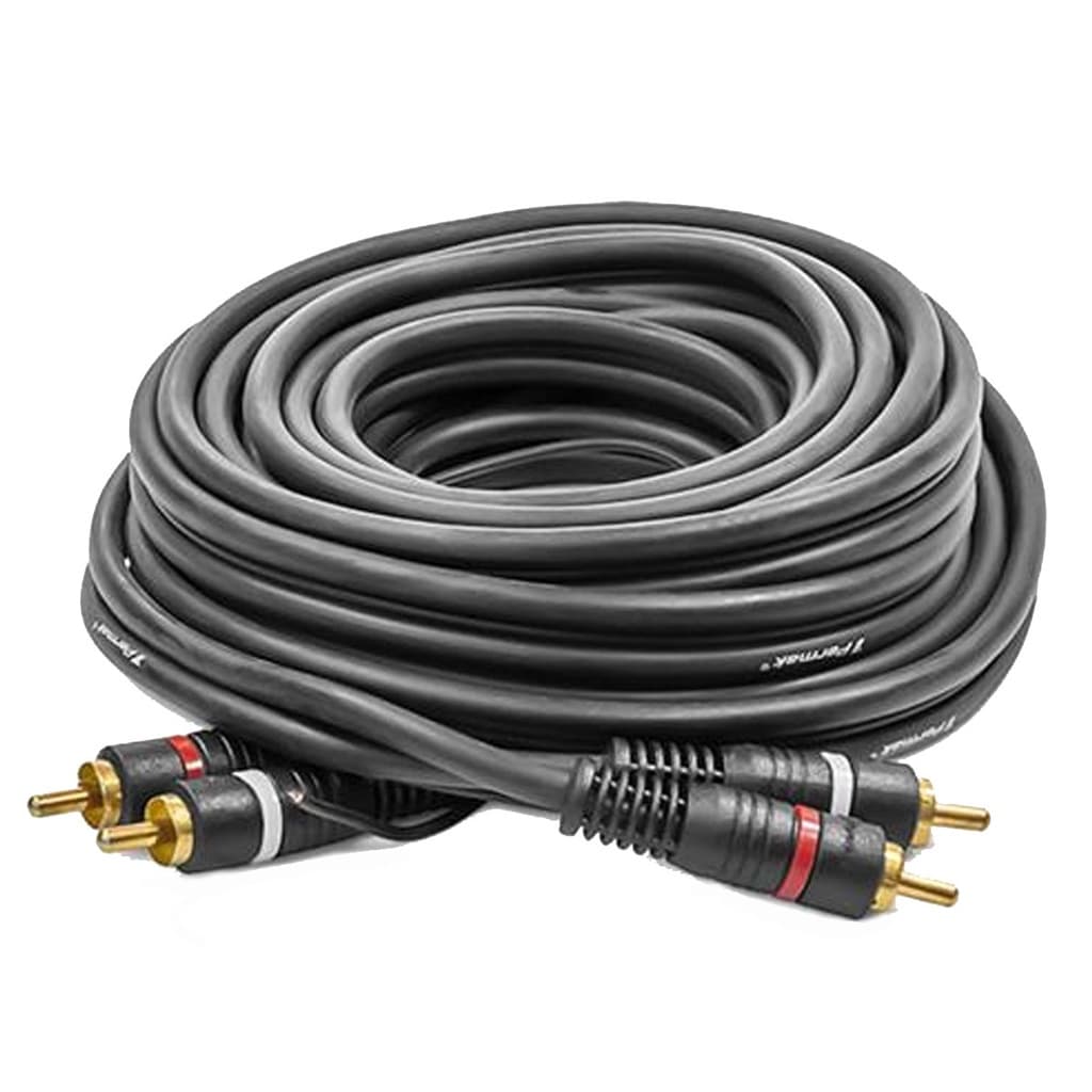 Cabo RCA Som 4mm Automotivo 5 Metros 5m Preto Qualidade