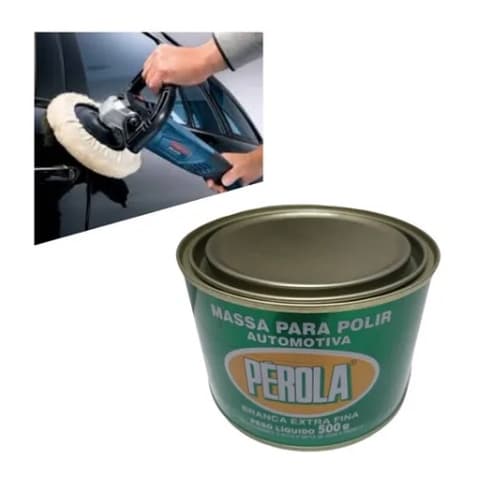 Massa Polir pérola-n°2-extra Fina-500g-branca