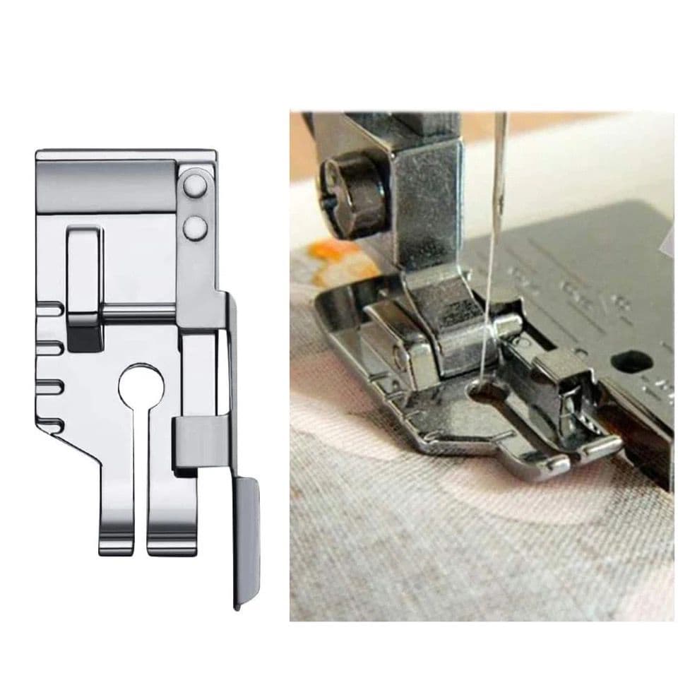 Sapata Calcador de 1/4 com guia lateral para máquina doméstica - CY-9901