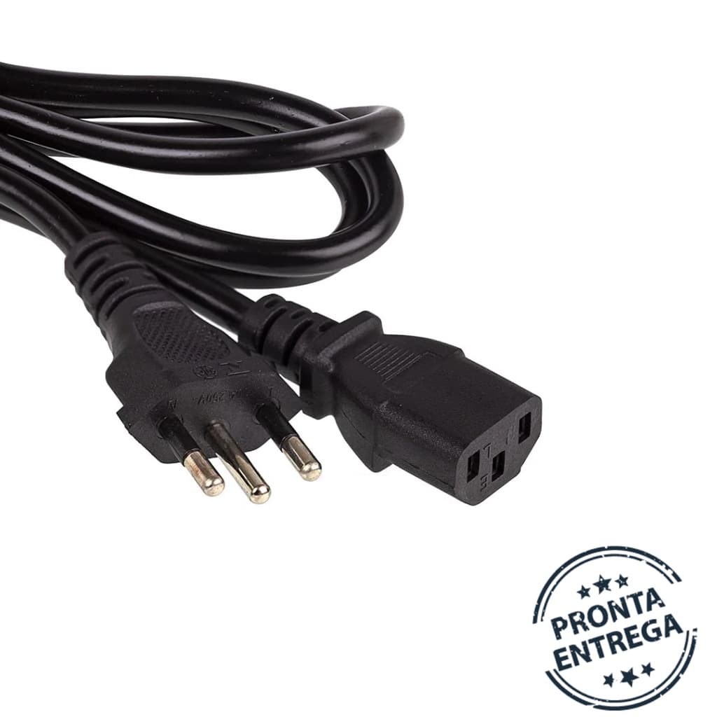 Cabo de força para computador/PC Fonte Padrão novo