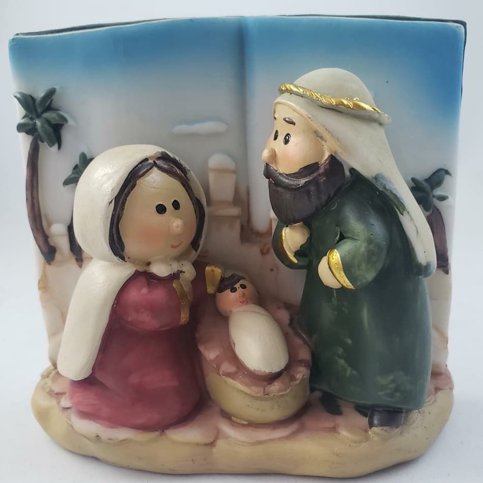 PRESÉPIO EM RESINA INFANTIL NTD20035