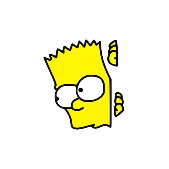 Adesivo Bart Simpson