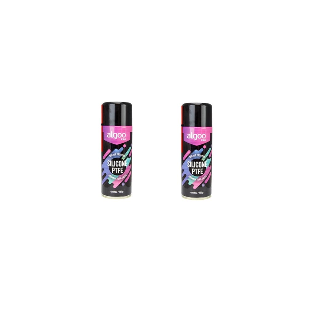 Kit 2 Silicone Algoo Pfte de Bicicleta Proteção e brilho Algoo aroma Tuti Fruti