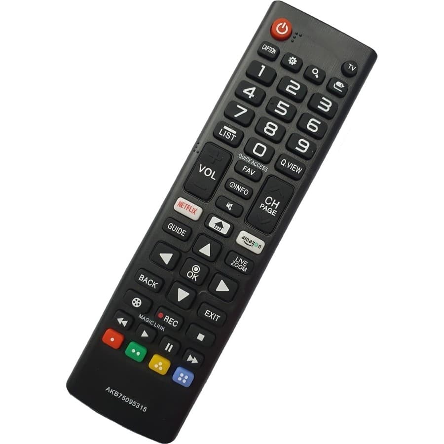Controle Remoto de Tv para LG Smart Netflix, Akb75095315