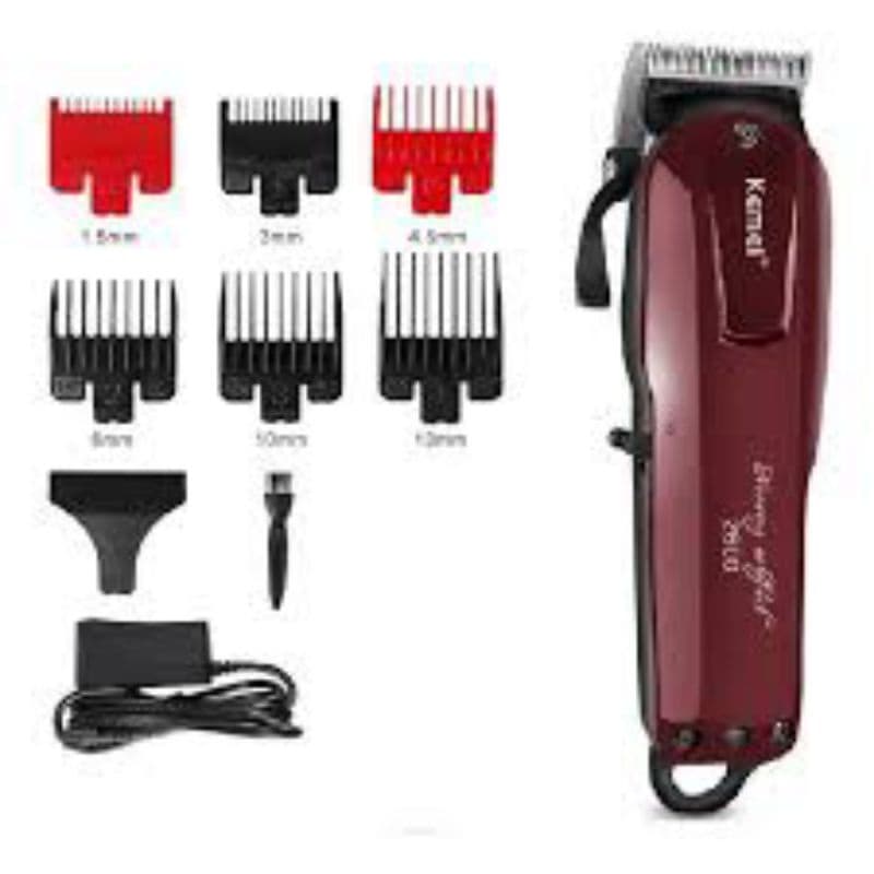 máquina de cortar cabelo sem fio recarregável Bivolt kemei 2600