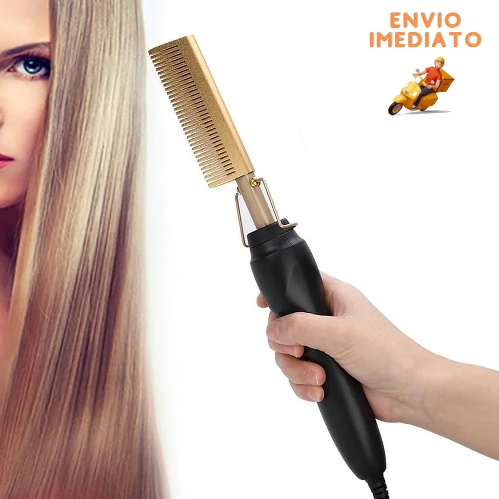 Pente Multi-funcional Elétrico Aquecimento Alisador Hairstar Bivolt