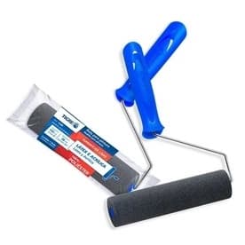 Kit Rolo Espuma Poliéster Cinza 4cm / 9cm / 15cm Tigre