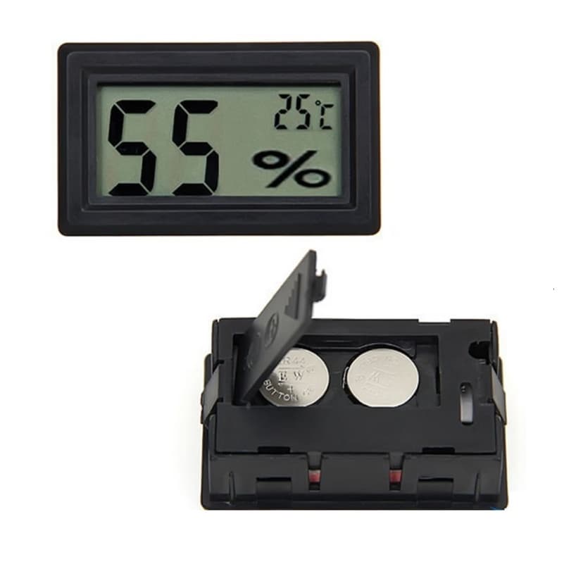 Termômetro Lcd Digital De Temperatura E Umidade - Higrômetro