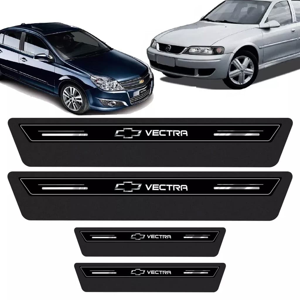 Soleira Porta Platinum Vectra Hatch Sedan 97 Á 2011 - Preto