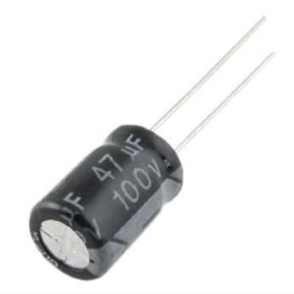 Capacitor Eletrolítico 47uf X 100V Biplolar - 105 Graus