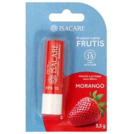 Protetor Labial Isacare FPS 15 lábios ressecados