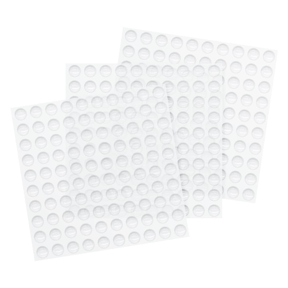 300 Und Protetor Gota Silicone Batente Autoadesivo P/ Moveis