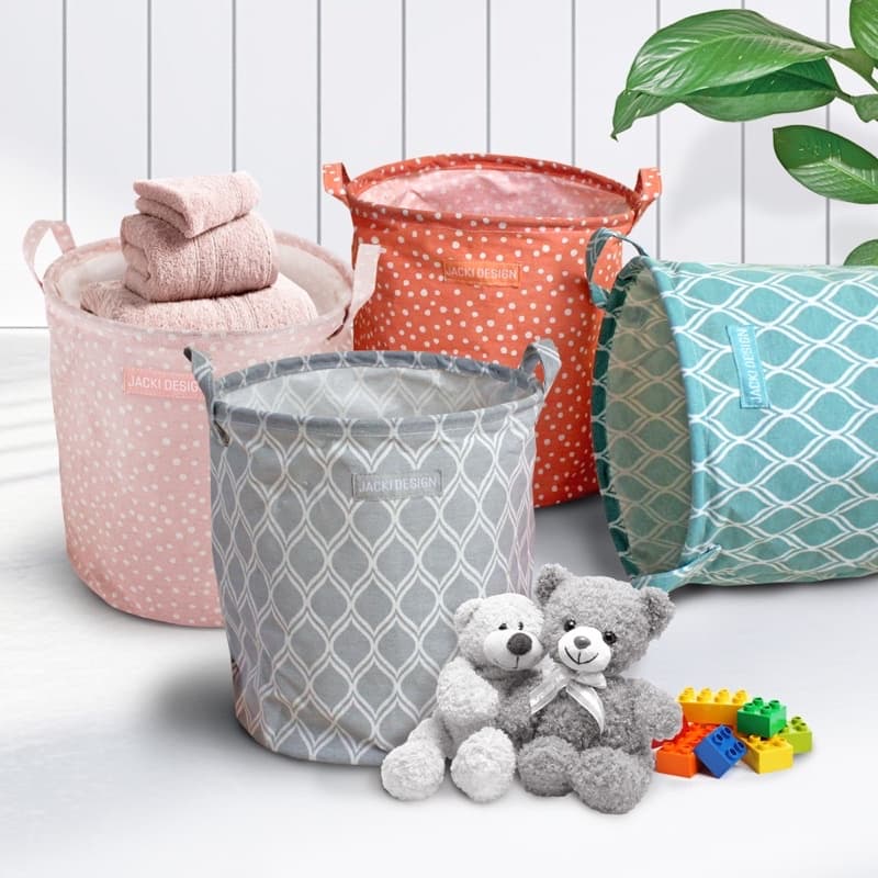 Cesto de Roupa e Brinquedos Jacki Desing Multiuso Impermeável Dobrável Organizador Impermeável