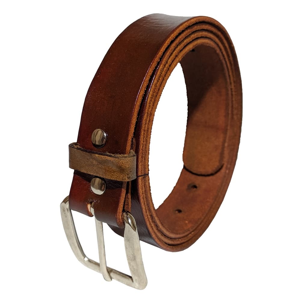 Cinto Largo Masculino Em Couro 100% Natural Casual Social