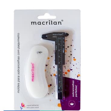 MOLDES AC-06 PARA SOBRANCELHA E PAQUIMETRO MACRILAN