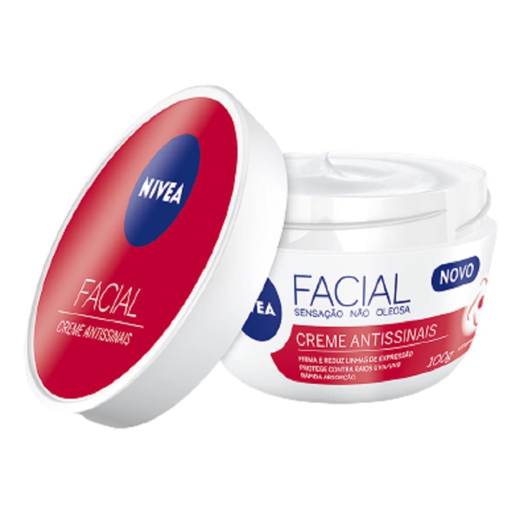 Creme Facial Nivea Antissinais 100g Reduz Rugas Antiidade