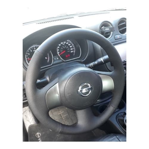 Capa De Volante Costurada Nissan Versa/ Marth Até 2013