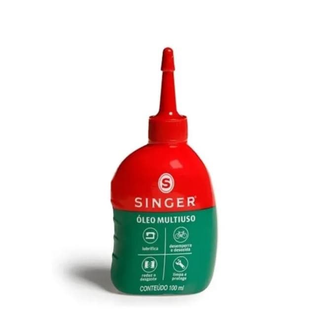 Óleo de Máquina Óleo MultiUso Lubrificante Máquina Costura Fechadura Dobradiça-Singer/Novoil