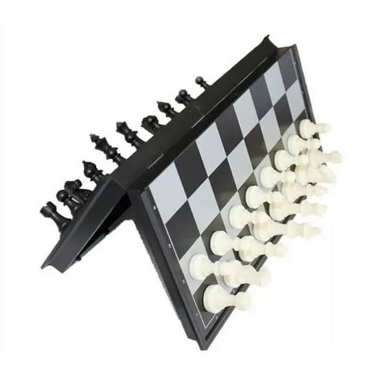 Mini Jogo De Xadrez Magnético Com Imã