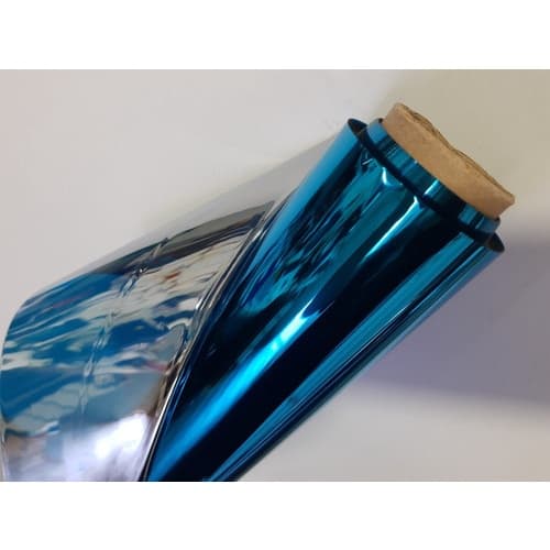 Película  Adesiva Insulfilm Azul Espelhada 50cm de largura de 1 á 5metros no comprimento para vidros