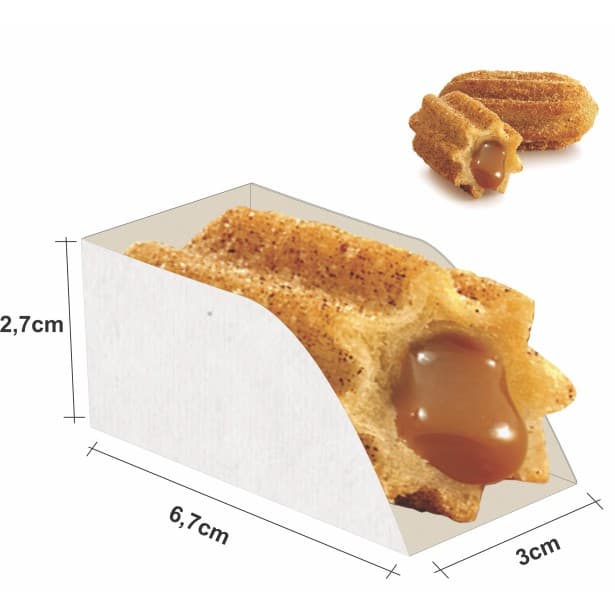 Caixa Embalagem / Caixinhas Para Mini Churros - 1000 Unidades