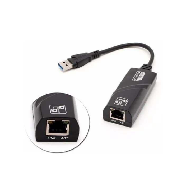 Adaptador Gigabit Lan Rede Usb 3.0 Ethernet 10 100 1000 Note