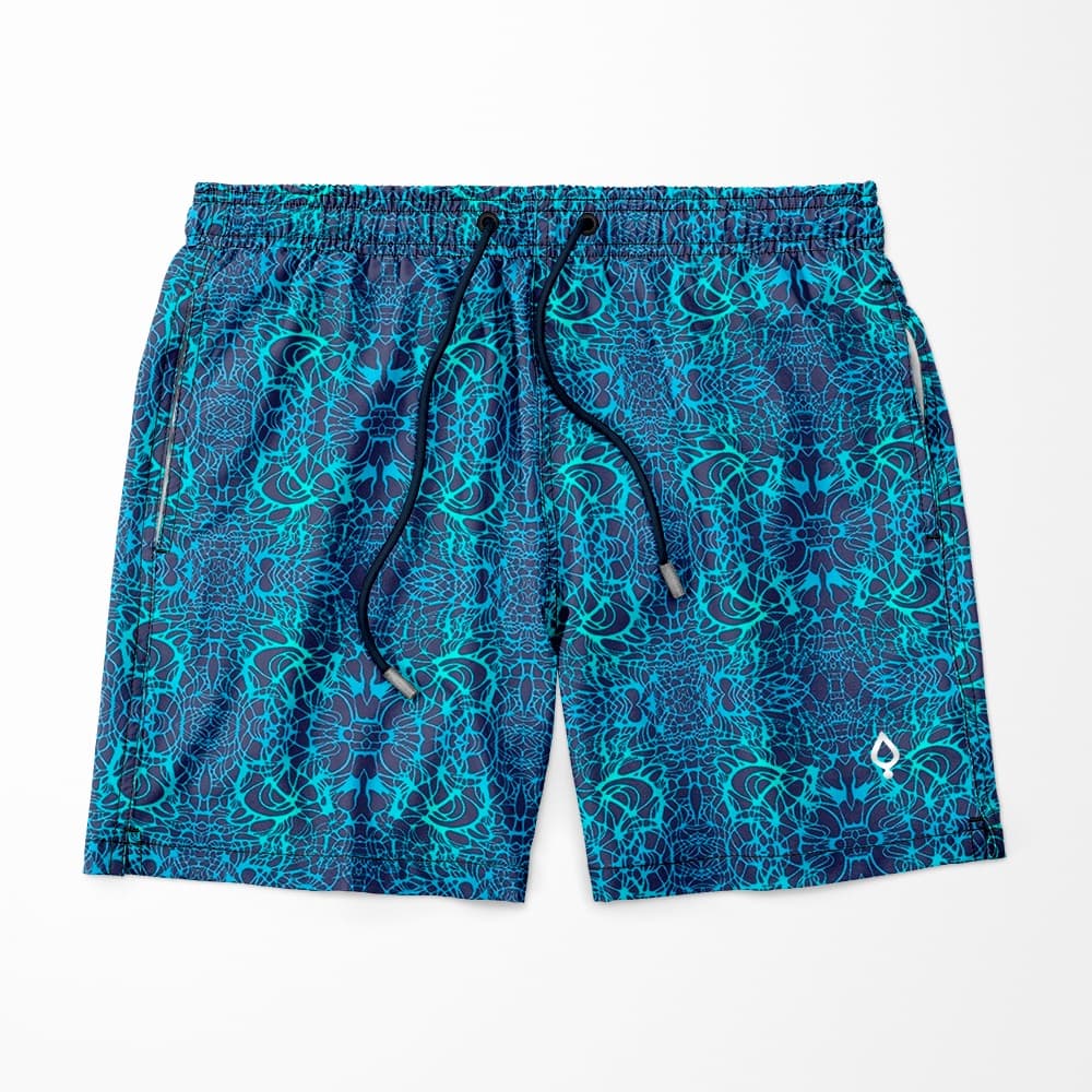 Shorts Bermuda Estampada Masculino Tactel elastano Básico Academia Treino Praia