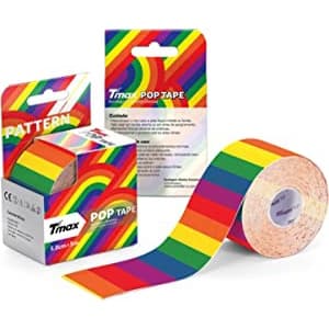Fita Taping Bandagem Adesiva Elástica Terapeutica funcional Kinesio Tmax  Estampada Pop - Original - ARCO-ÍRIS