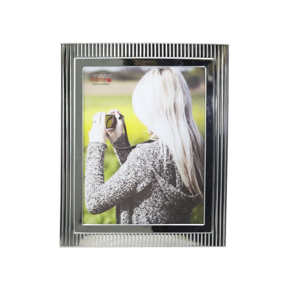 Porta Retrato Metal Decor Luxo Hoizontal ou Vertical foto - 20x25