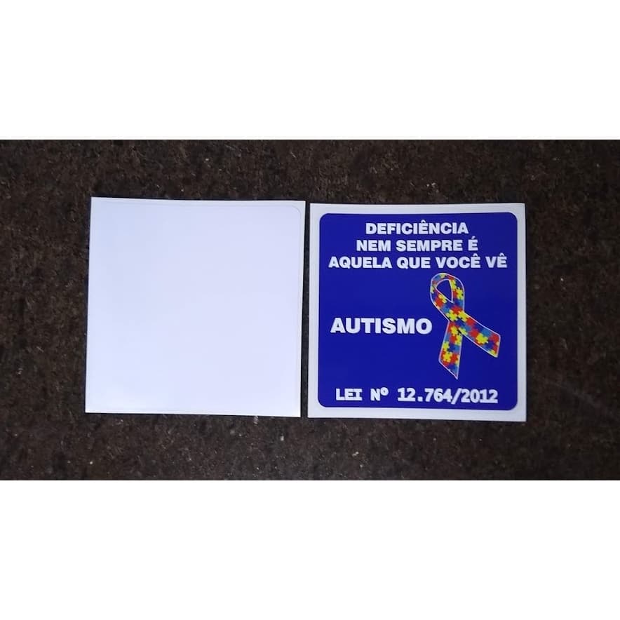 Adesivo Interno Para Vidro - Deficiência s/ a cadeira de Rodas
