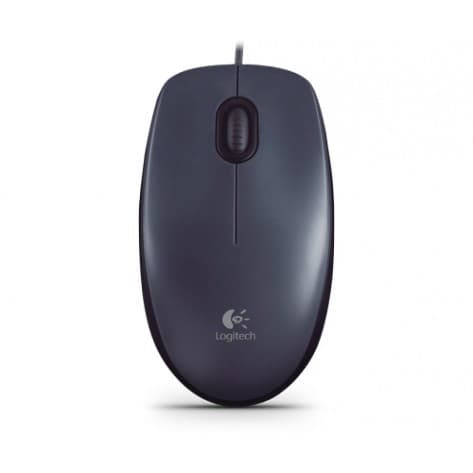 Mouse com fio USB Logitech M90 Preto 1000dpi Lacrado na Caixa Ideal pra Casa Trabalho Pc Nootebook