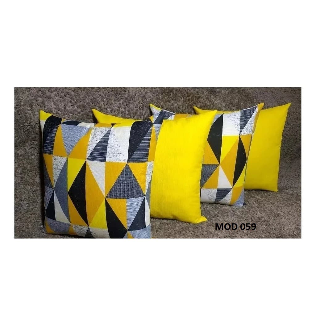 Kit Com 10 Capas De Almofada Decorativa Com Zíper