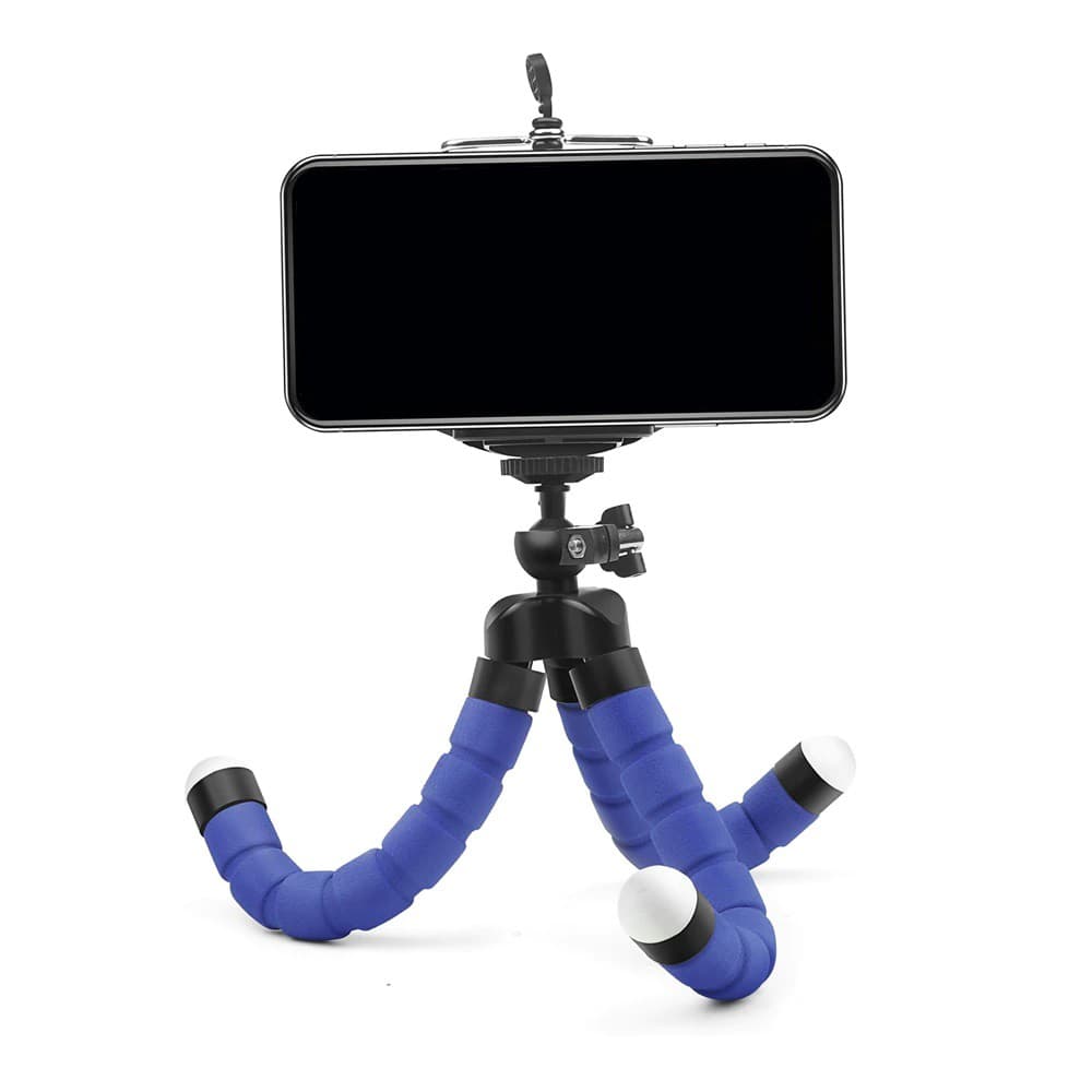 Conjunto Fotografia de Celular, Mini Tripé + Suporte