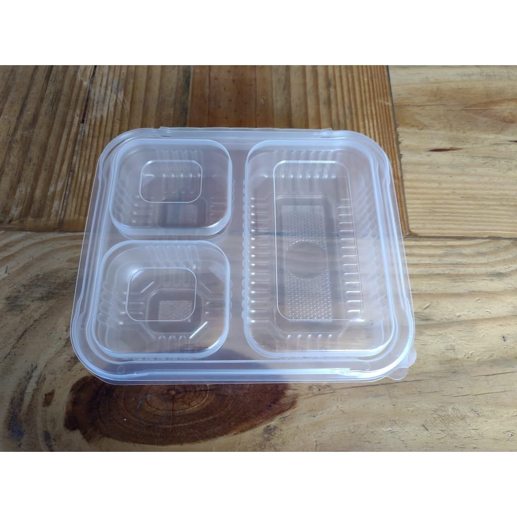 20 un Marmita Delivery Fitnees 3 Divisórias 810ml G323 Galvanotek Premium