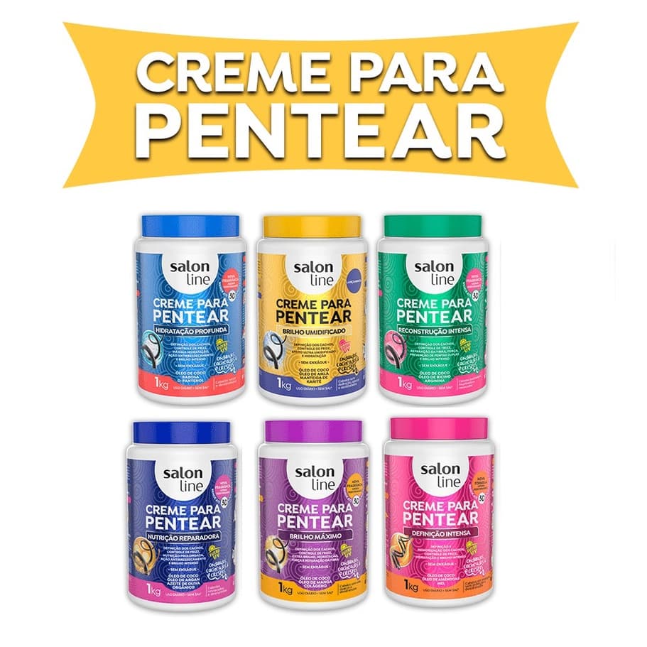Creme de pentear Salon Line - 1Kg ( VARIAÇÕES )