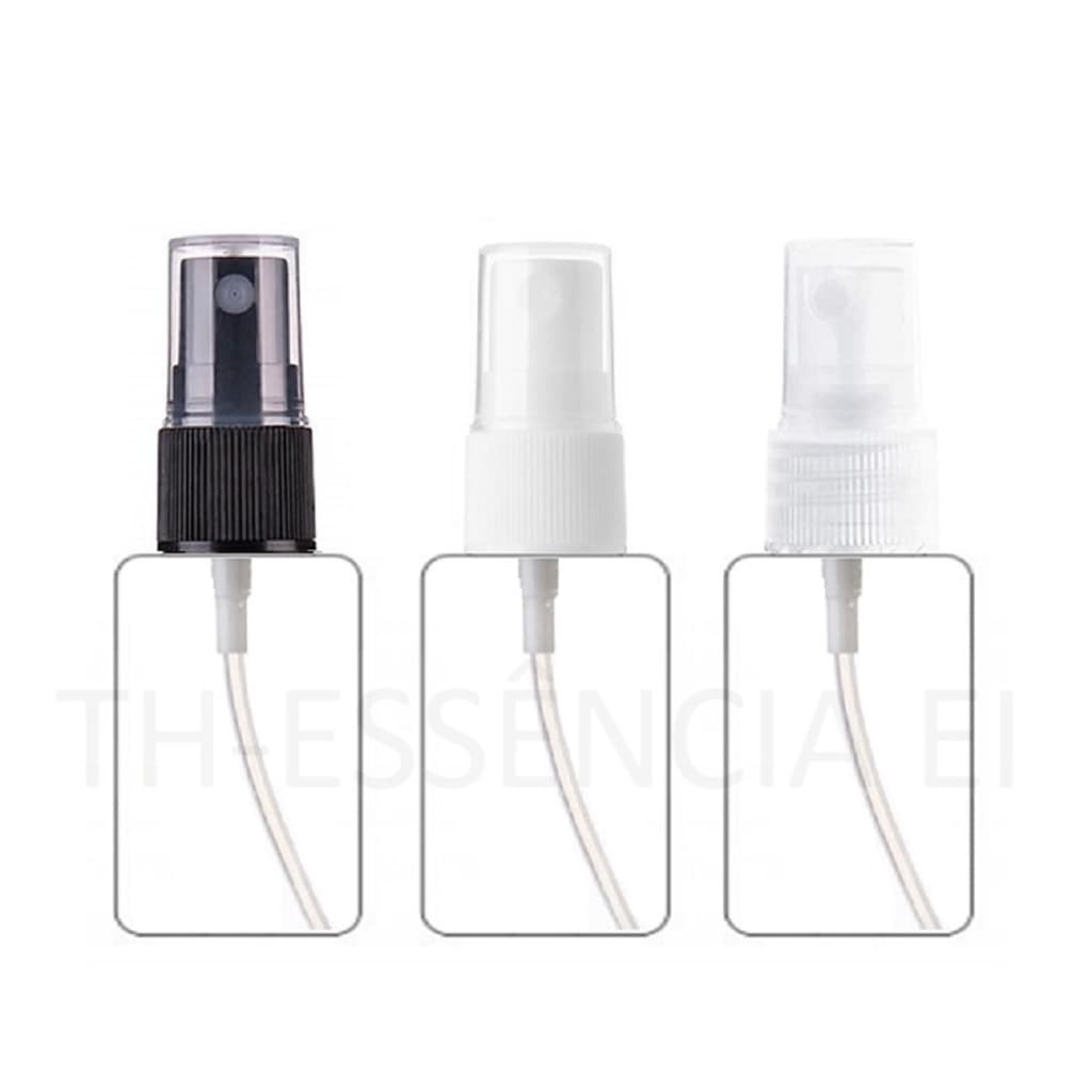 10 frasco spray 40ml pet plástico vazio válvula spray para álcool perfume e outros