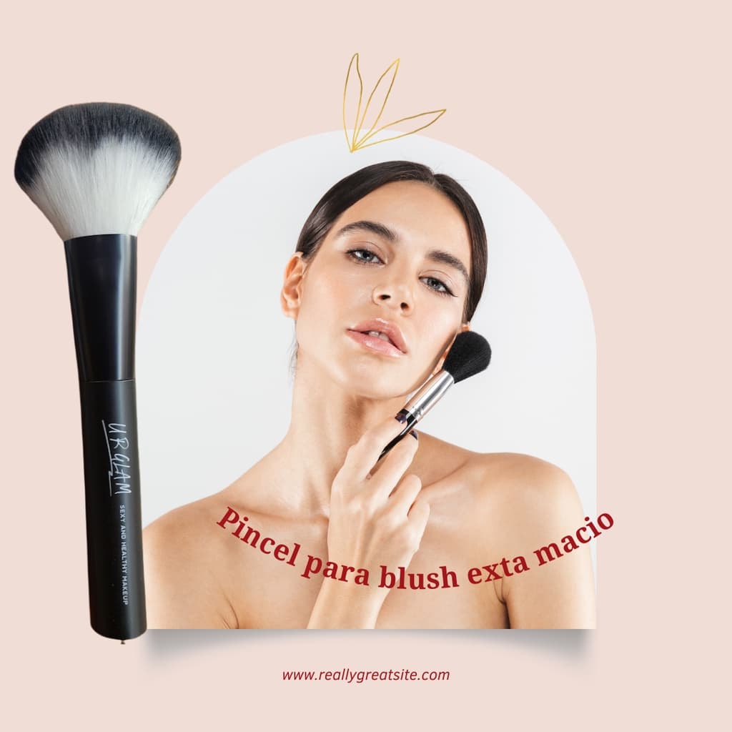 Pincel para maquiagem -Urglam- para maquiagem perfeita