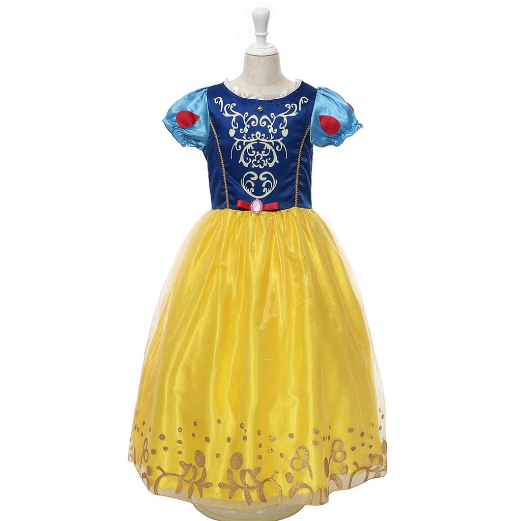 Vestido Fantasia Princesa Branca De Neve